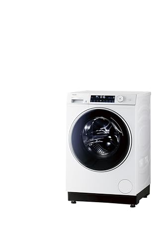 ハイアール(Haier) JW-TD120SA(W)ホワイト 洗濯容量12kgドラム式洗濯機 (乾燥機能なし） 左開き 液体洗剤・柔軟剤自動投入 ステンレス槽 ボディ幅59.5センチ